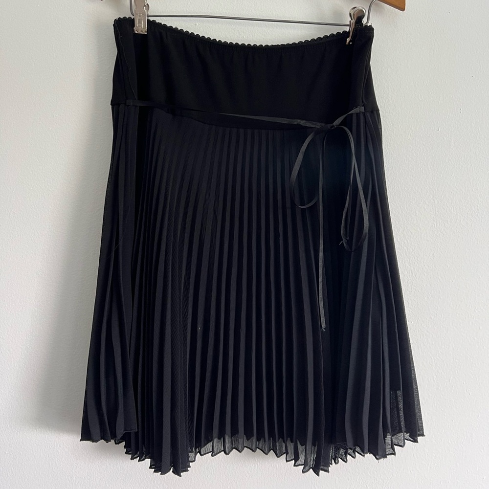 Vintage Papaya pleated skirt
